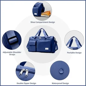 Fashionable Large Capacity Travel & Gym Bag